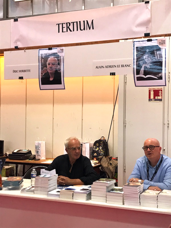 Eric Herbette (G) & l'éditeur - Brive