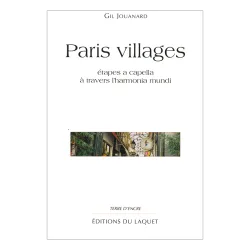 Couverture de Paris villages de Gil Jouanard
