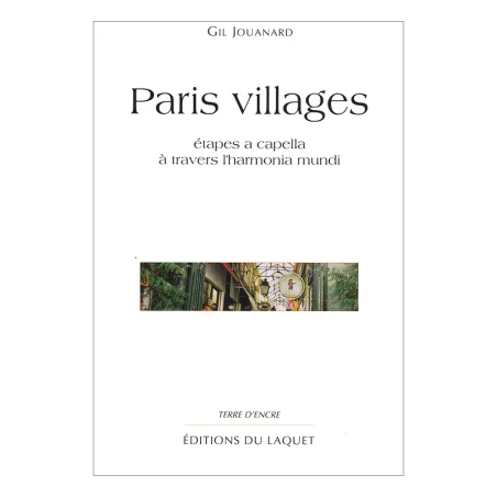Couverture de Paris villages de Gil Jouanard