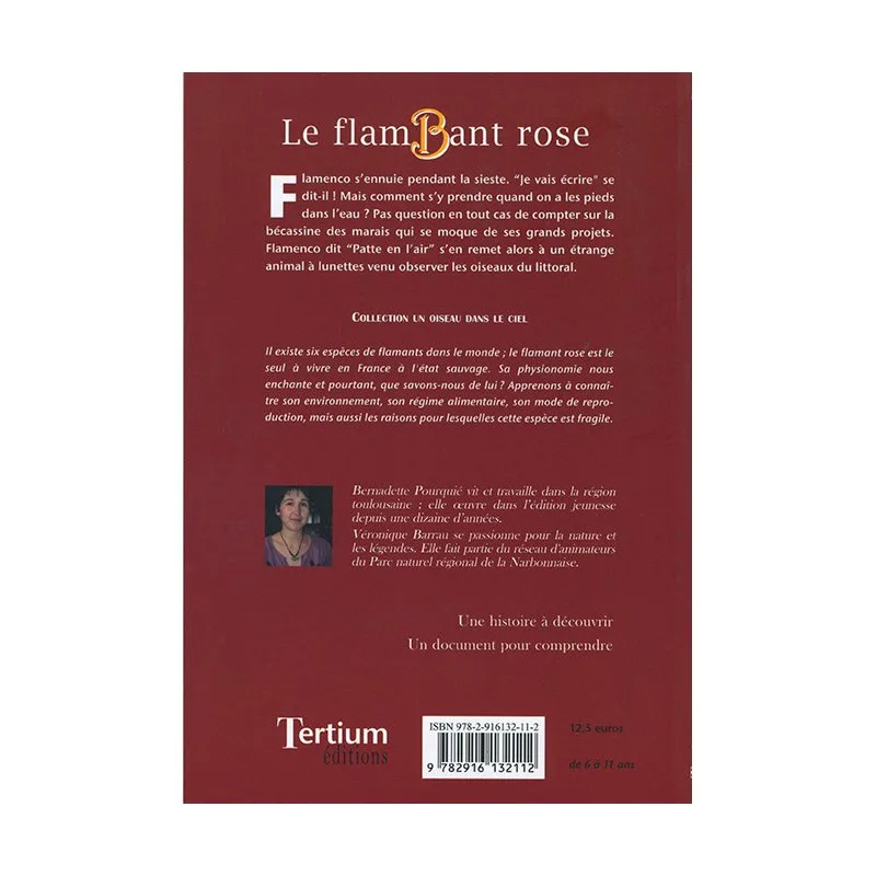 Quatrième de couverture de Le flamBant rose de Bernadette Pourquié