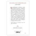 Quatrième de couverture de Ruendo des Merveilles de Patrick Joquel