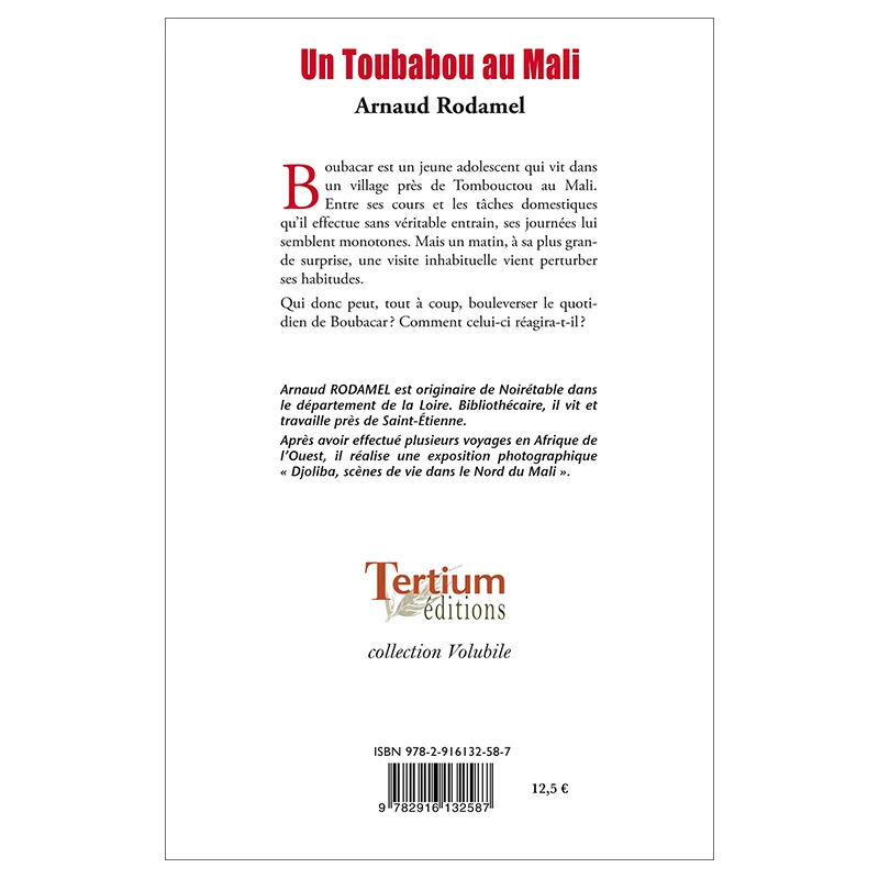 Un Toubabou au Mali d'Arnaud RODAMEL