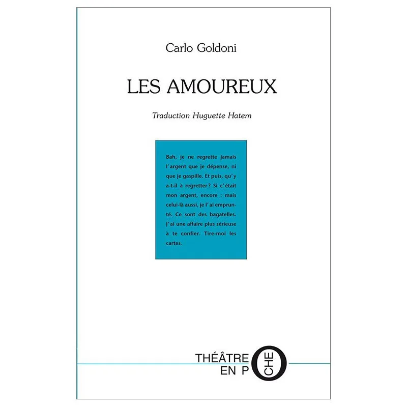 Couverture de Les amoureux de Carlo Goldoni
