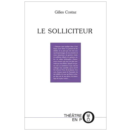 Couverture de Le solliciteur inconnu de Gilles Costaz