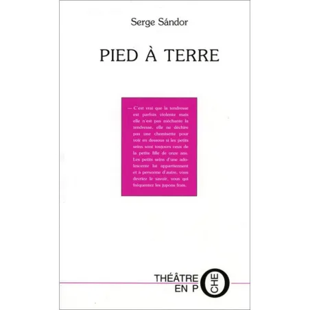 Couverture de Pied à terre de Serge Sándor