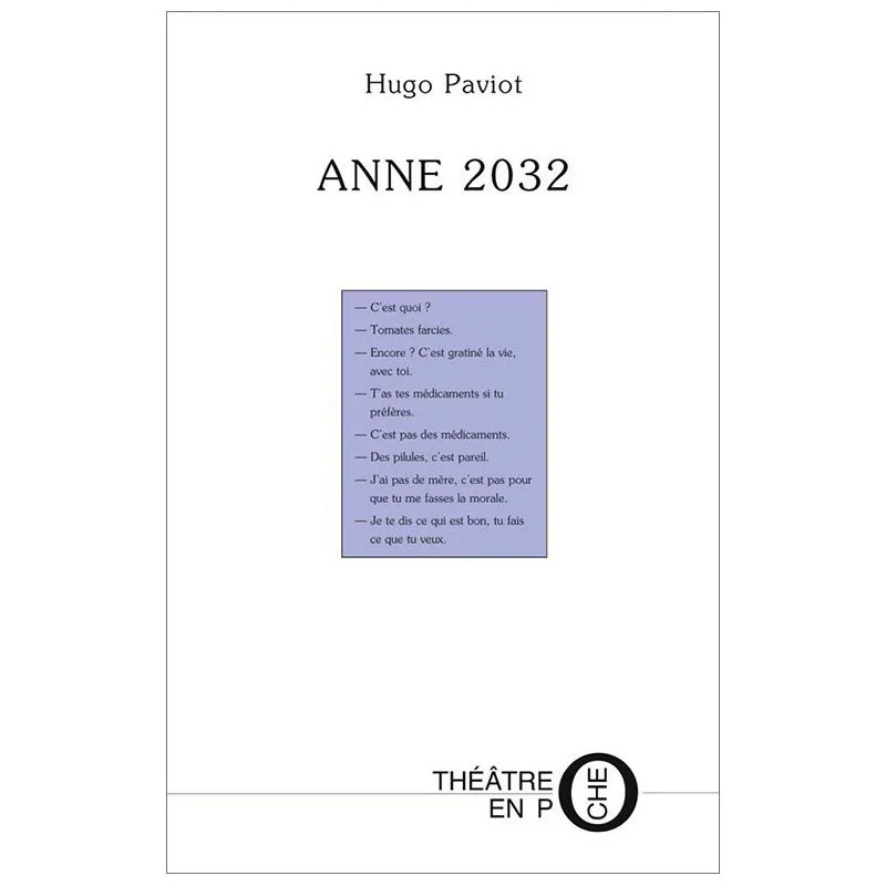 Couverture de Anne 2032 de Hugo Paviot