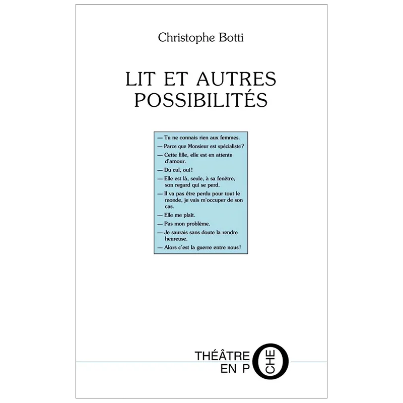 Couverture de Lit et autres possibilités de Christophe Botti