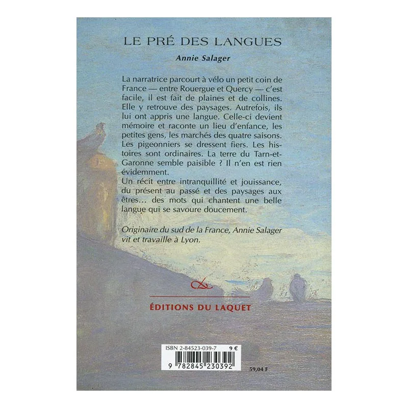 Le pré des langues d'Annie Salager