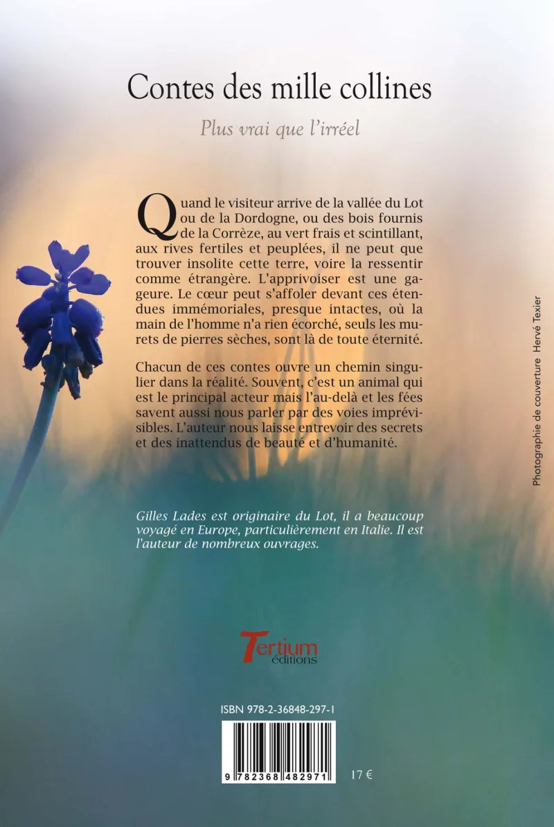Quatrième de couverture de Contes des mille collines de Gilles Lades