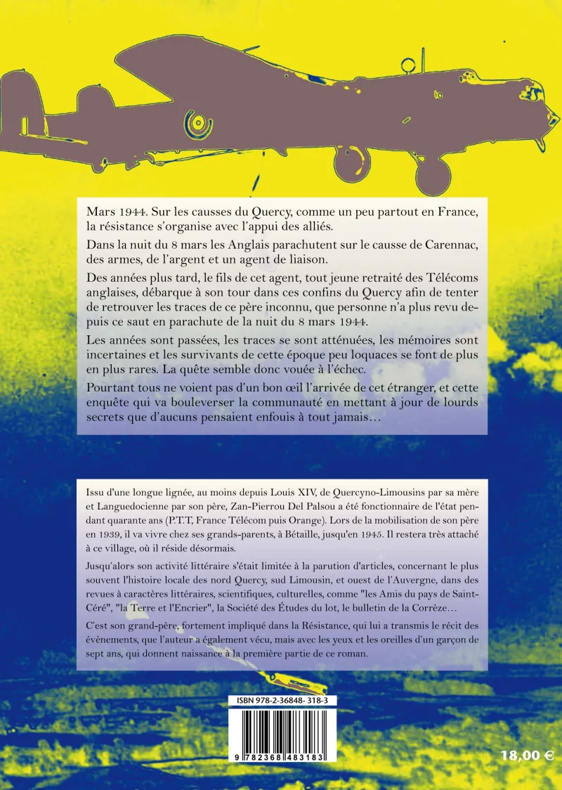 Quatrième de couverture de 8 mars 1944 en Haut-Quercy de Zan-Pierrou Del Palsou