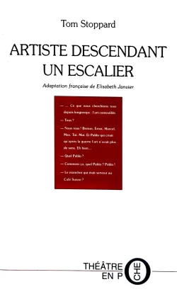 Couverture de Artiste descendant un escalier de Tom Stoppard