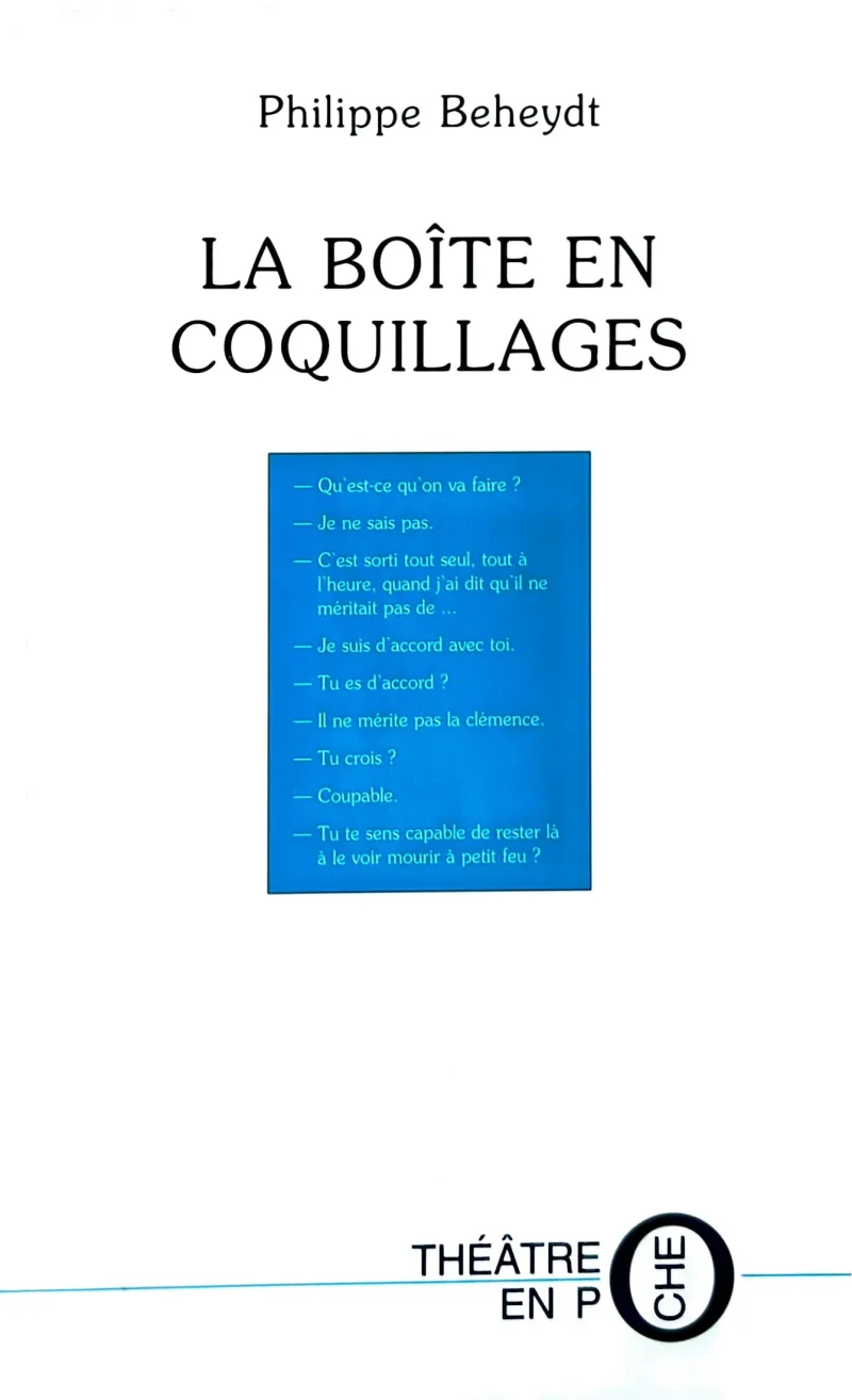 Couverture de La boîte en coquillages par Philippe Beheydt