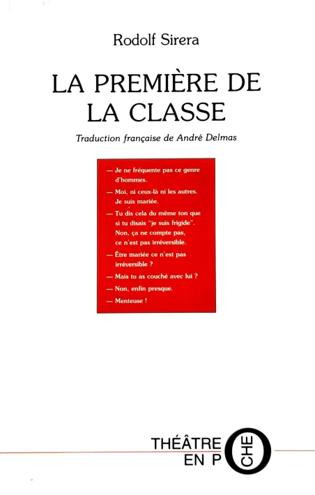Couverture de La première de la classe par Rudolf Sirera