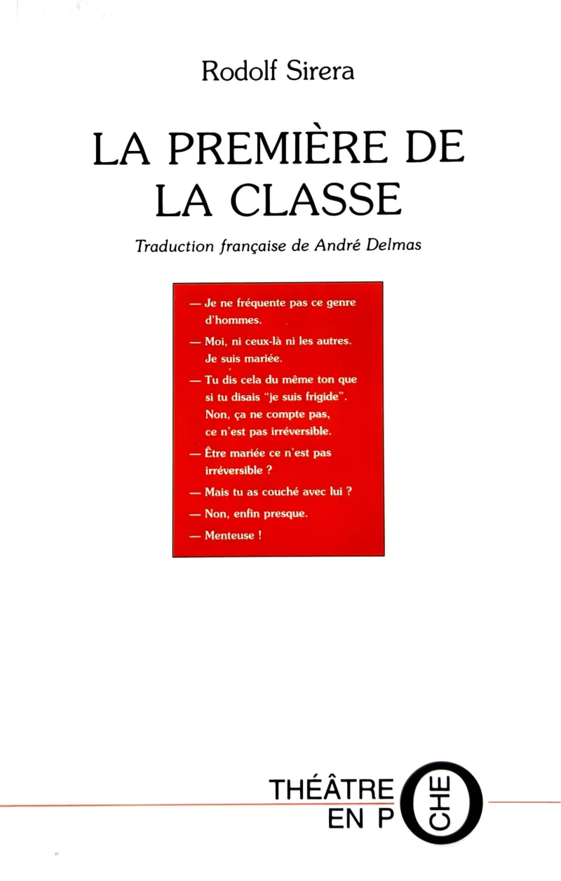 Couverture de La première de la classe par Rudolf Sirera