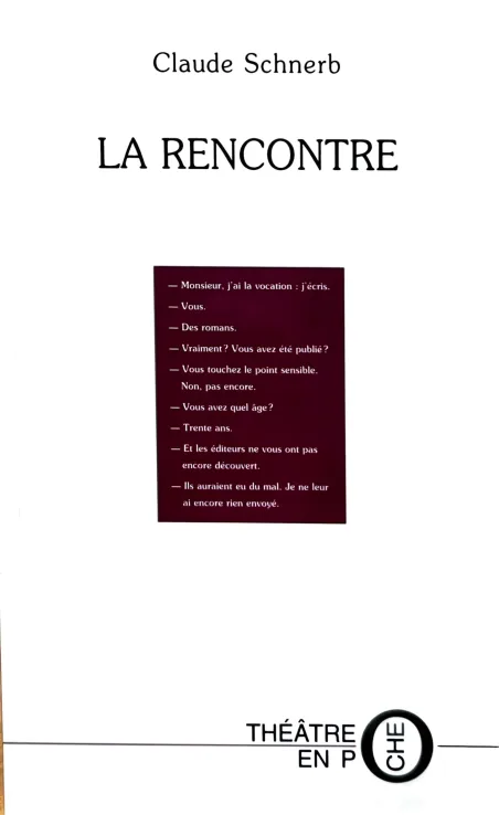 Couverture de La rencontre par Claude Schnerb