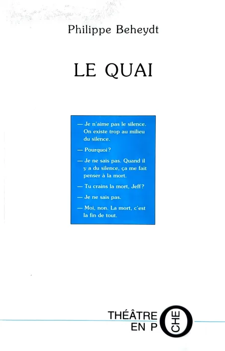 Couverture de Le quai par Philippe Beheydt