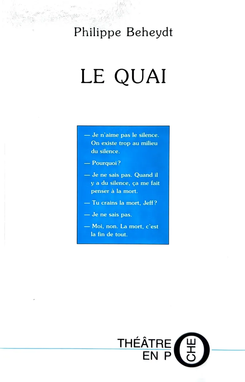 Couverture de Le quai par Philippe Beheydt