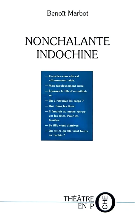 Couverture de Nonchalante Indochine par Benoît Marbot