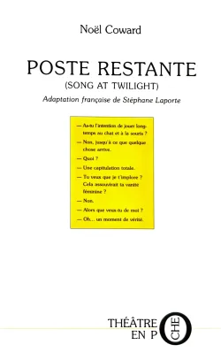 Couverture de Poste restante de Noël Coward