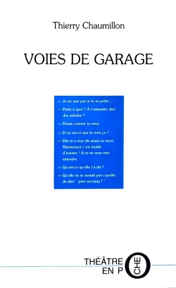 Couverture de Voies de garage par Thierry Chaumillon