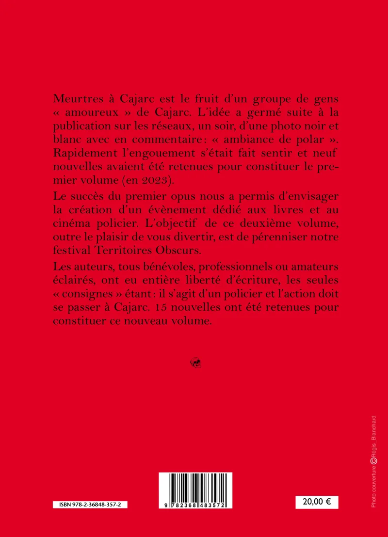 Quatrième de couverture de Meurtres à Cajarc II par Collectif