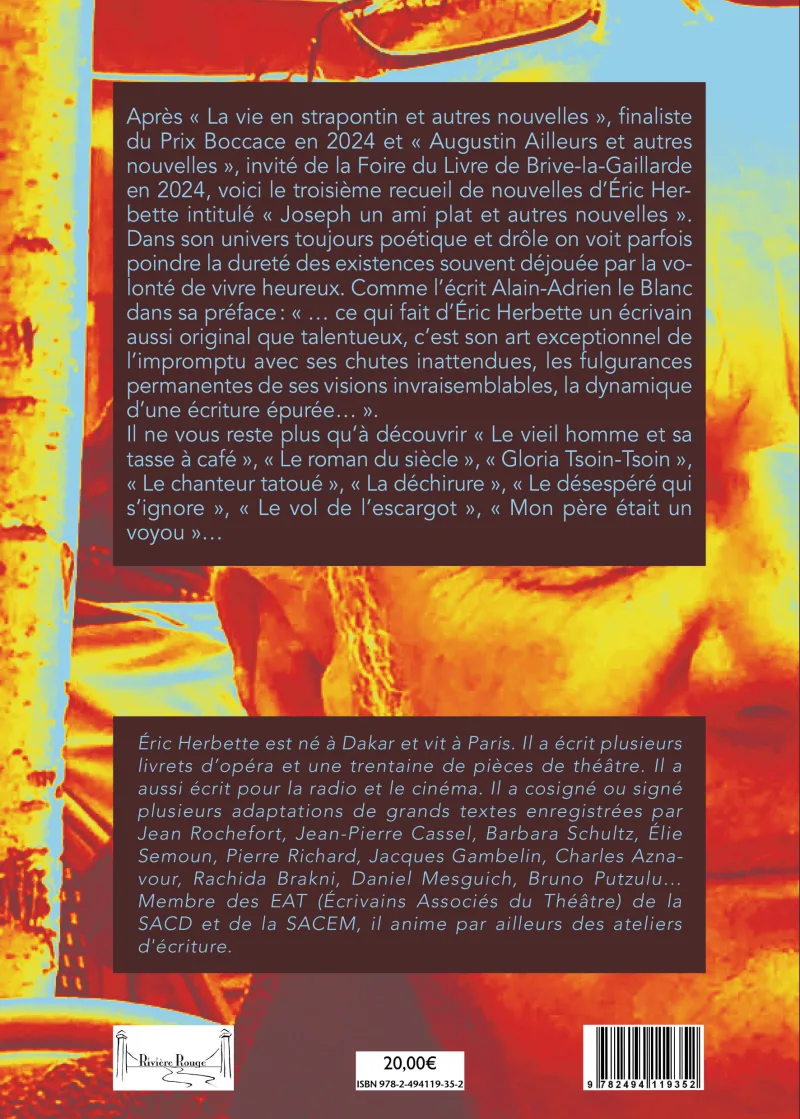 Joseph, un ami plat - et autres nouvelles de Eric Herbette